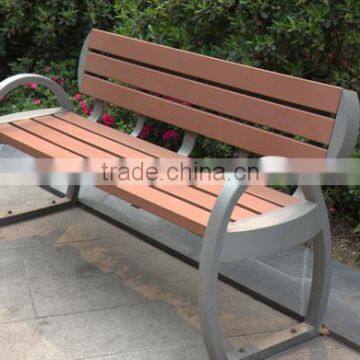 Wholesales Cast Aluminum Wooden Bench Without Backrest photo-3