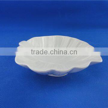 Ceramic Leaf Shape Popcorn Bowl photo-3