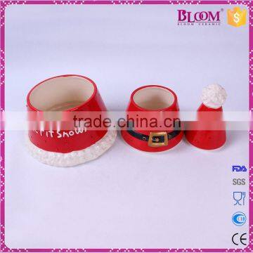 Three Layers Desgin Hat Shape Desgin Christmas Ceramic Decorations photo-4