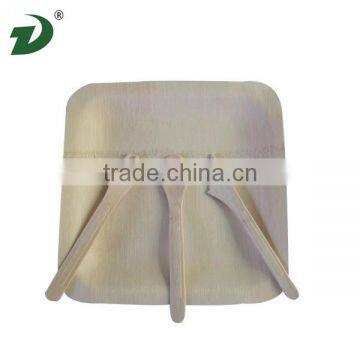 Hot-selling Cheap Natural Bamboo Disposable Plate photo-2