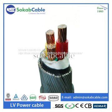 low voltage steel wire armored power cable