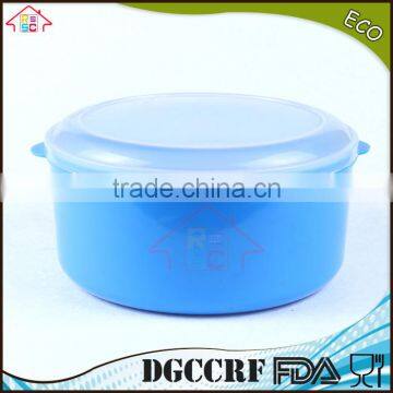 NBRSC 5 Pcs Plastic Round Food Container Set Nested Packing Set With Handle photo-2