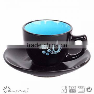 Ceramic Coffee Cups and Saucers,stoneware Wholesale Coffee Cup and Saucer,personalized Tea Cups & Saucers photo-2