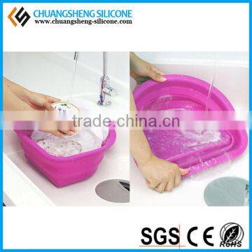 Foldable Silicone Food Container, Folding FDA Grade Case