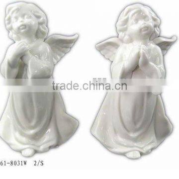 Ceramic praying angel