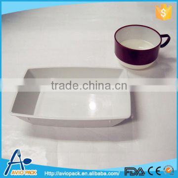 Durable light weight airline plastic tableware dinnerware sets cheap price from china