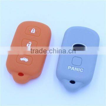 Silicone Cover fit for TOYOTA 4Runner Sequoia Matrix Remote Keys with panic buttons