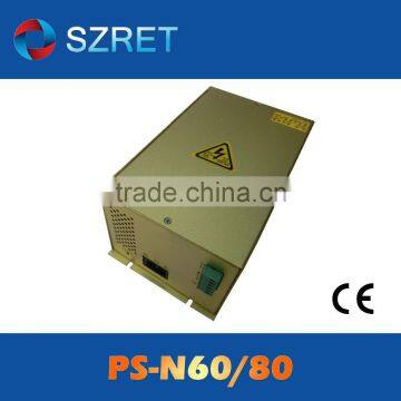 PS-N60/80 60W/80W EFR CO2 laser power supply for EFR CO2 laser tube F2 and ZN-1250