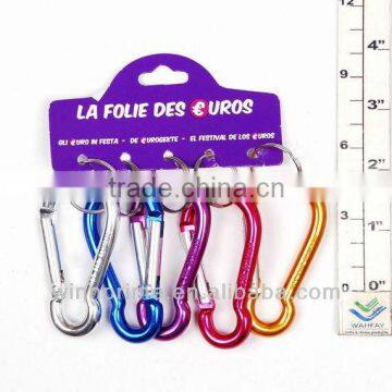 5PC metal key chain