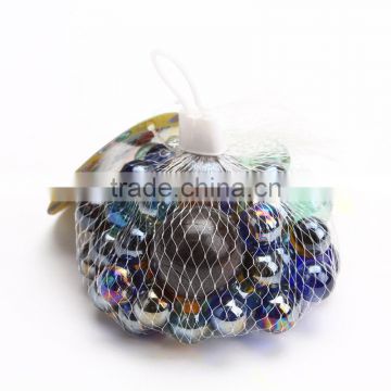 hot promotion fashion decorative round glass marbles with EN71