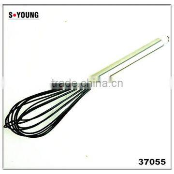 37055 New Style Silicone Whisk With Stainless Steel Handle photo-2