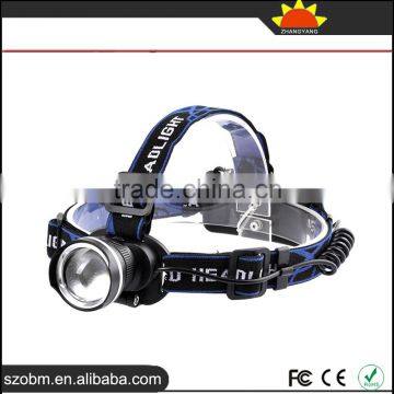Wholesale High Quality XQ24 T6 LED 1800Lm Waterproof Rechargeable LED Headlamp With 18650 Battery ,charger photo-2
