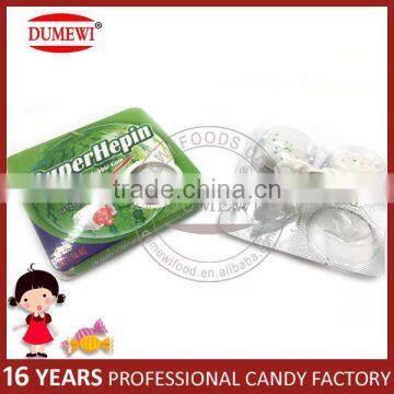 Mint Flavor Jam Filling Crispy Energy Chewing Gum Pillows photo-3
