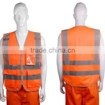 High Visible Reflective Vest , Custom Made Reflective Vest Factory photo-3