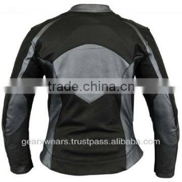 Womens Leather Motorbike Jacket photo-2