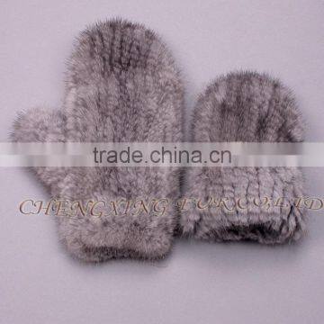 CX-A-60H Wholesale New Fashion Mittens Real Mink Fur Woman Fur Gloves photo-3