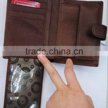 Fashion Men Cowhide Skin Wallet Leather Purse photo-5