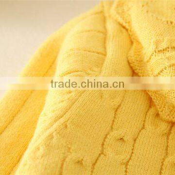 O-neck Kids Knitting Sweater Flower Printting Winter Sweaters for Girls Children Autumn Sweaters