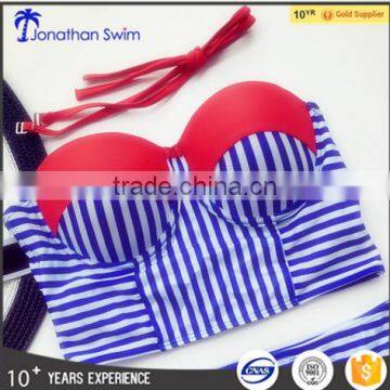 2017 Fashion Unique Stripe Design Swimsuit Women Swiming Suit photo-1