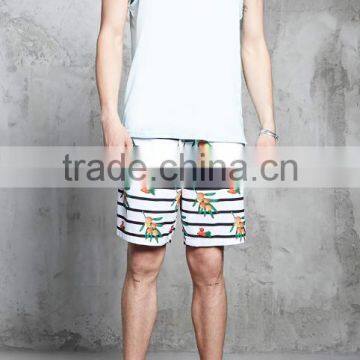Full Sublimation Hawaii Flower Print Boards Shorts for Man photo-4