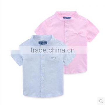 Children clothing 2016 pure color boys cotton t-shirt