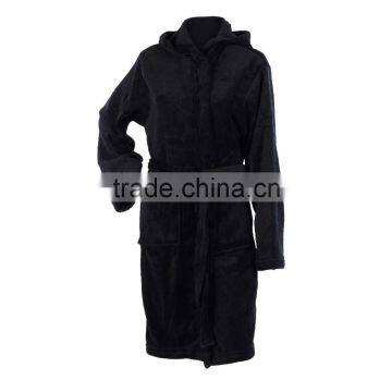 100% Cotton Terry Hooded Bathrobe for Women photo-4