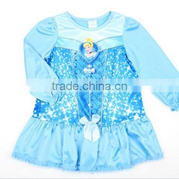 2015 Fashion 100 Polyester Satin Pajama Sleepwear photo-2