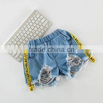 S16930A Hot Sale Cotton Kids Denim Shorts photo-2