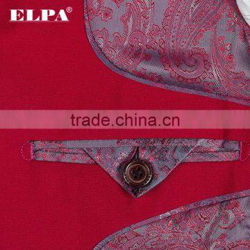 ELPA Designer 3 Piece Kids Wedding Suits Red Wholesale Kids Suits for Boys photo-5