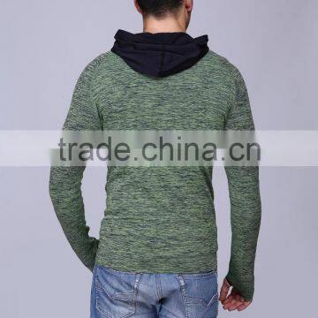 2017 New Seamless Running Zipped Thumb Hole Sport Jacket for Man photo-2