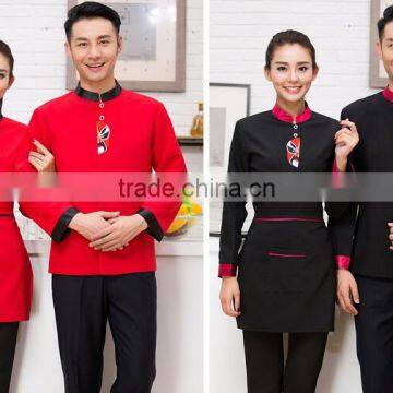 Custom Luxury Men Hotel Receptionist Uniform Designs Hotel Uniform Wholesale photo-4