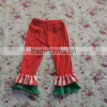 2017 Summer Baby Girls Comfortable Cotton Pants Kids Girls Solid Color Ruffle Capris