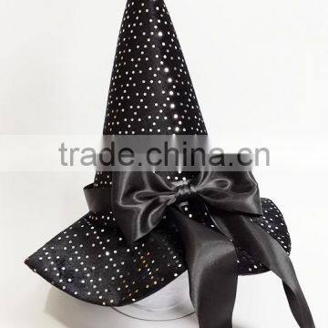 2015 New Arrive Black Color Halloween Witch Hat Design photo-2