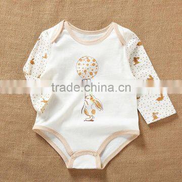 New Spring Baby Infants Romper Set Long Sleeves Unisex Cotton Onesie Jumpsuit photo-3