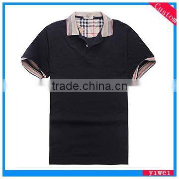 Short Sleeve Fashion Polo Shirt Softextile For Men with High Quality 2014