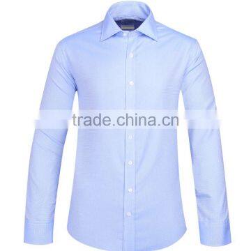 2017 Lastest Style Men Office Long Sleeves Shirts Solid Color photo-2