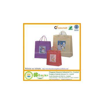 Plastic PP Promotional Shopping Bags With Stripe photo-3