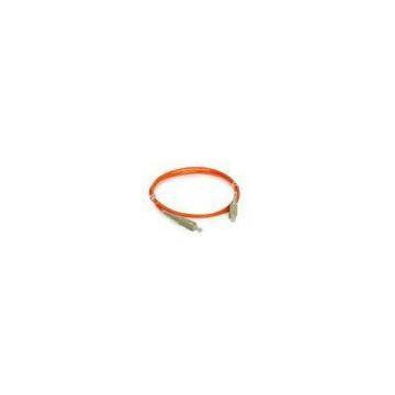 FTTX 3.0mm SC Multimode Fiber Optic Patch Cords SX With Low Insertion Loss