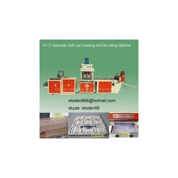 Roll Pvc Pet Plastic Material Crease and Die Cut Machinje photo-2