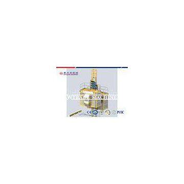 Yellow Construction Material Double Cage Hoist , Builders Hoist 3.2 x 1.5 x 2.5m