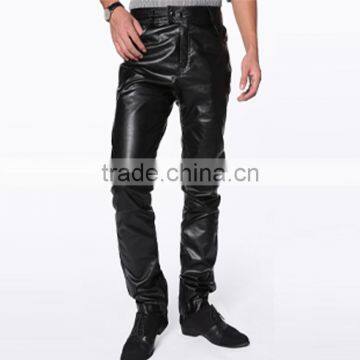 leather pants for boys/boys genuine leather pants/leather fashion garments