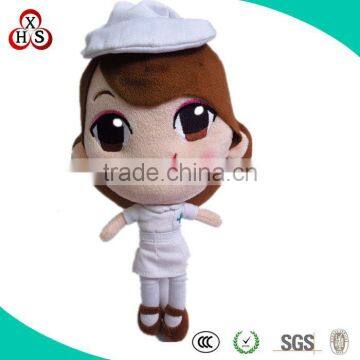 2013 cute soft nurse training doll