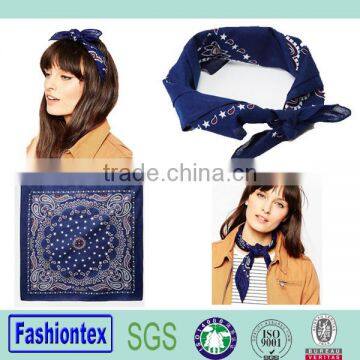 Hot Sale Multi Colors Paisley Printed Wholesale Cotton Bandanas