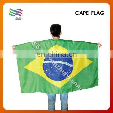 Polyester National Sports Guangzhou Flag Cape