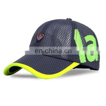 Fashion Breathable Mesh Baseball Cap Outdoor Sport Hat Snapback Adjustable