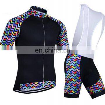 New Sportswear Sublimation Printed Cycling Jersey Dry Fit Boy Team Bib Shorts Customized Design photo-2
