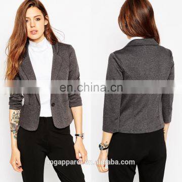 Best selling V-neck blazer women formal blazer in slim fit