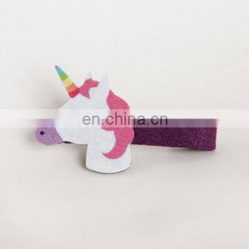 Baby Unicorn Hair Clip Toddler Feltie Hair Clips For Baby Girl Birthday Party Gift