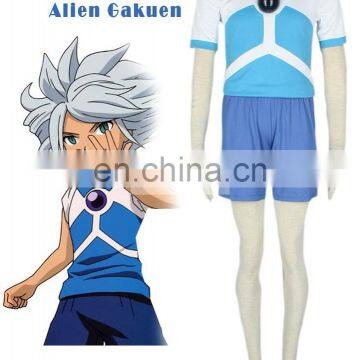 SunShine-Free Shipping Inazuma Eleven Alien Gakuen Soccer team Summer Uniform Anime Cosplay Costume