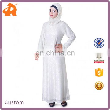 customize hot sale womenn fashion abaya fabric,new design white cheap abaya